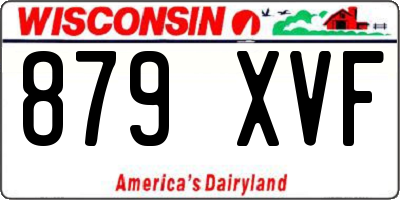 WI license plate 879XVF