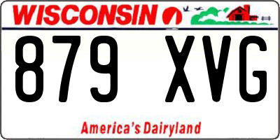 WI license plate 879XVG