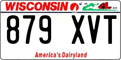 WI license plate 879XVT