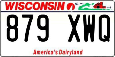 WI license plate 879XWQ