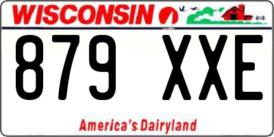 WI license plate 879XXE