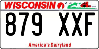 WI license plate 879XXF