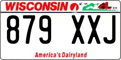 WI license plate 879XXJ