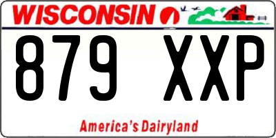 WI license plate 879XXP