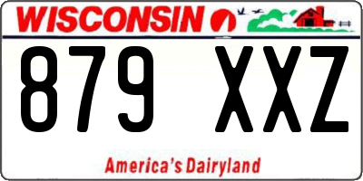 WI license plate 879XXZ