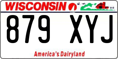 WI license plate 879XYJ
