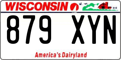 WI license plate 879XYN