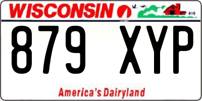 WI license plate 879XYP