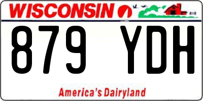 WI license plate 879YDH
