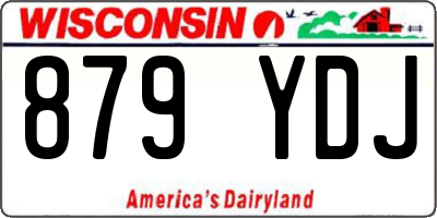 WI license plate 879YDJ