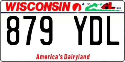WI license plate 879YDL