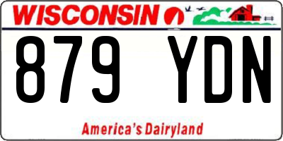 WI license plate 879YDN