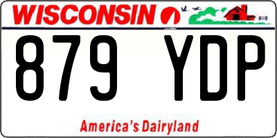 WI license plate 879YDP