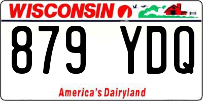 WI license plate 879YDQ