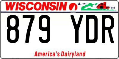 WI license plate 879YDR