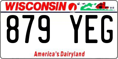 WI license plate 879YEG