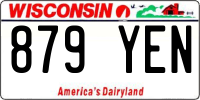 WI license plate 879YEN