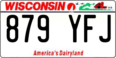 WI license plate 879YFJ