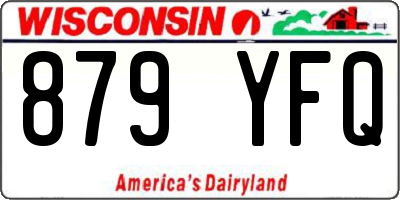 WI license plate 879YFQ