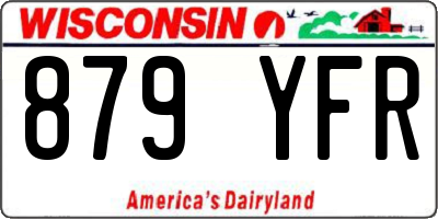 WI license plate 879YFR