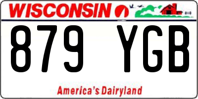 WI license plate 879YGB