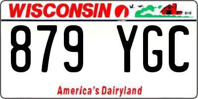 WI license plate 879YGC