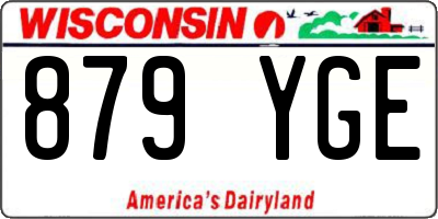 WI license plate 879YGE