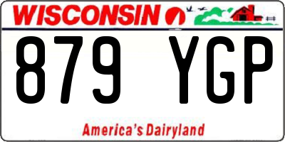 WI license plate 879YGP