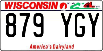 WI license plate 879YGY