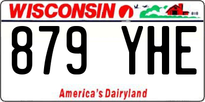 WI license plate 879YHE