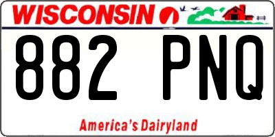 WI license plate 882PNQ