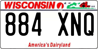 WI license plate 884XNQ