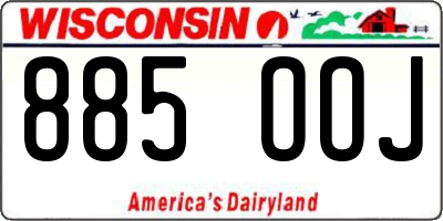 WI license plate 885OOJ