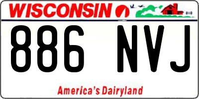 WI license plate 886NVJ