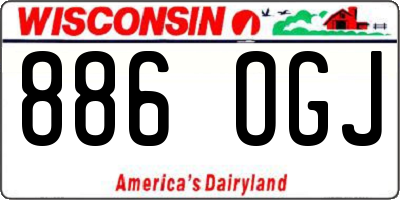 WI license plate 886OGJ