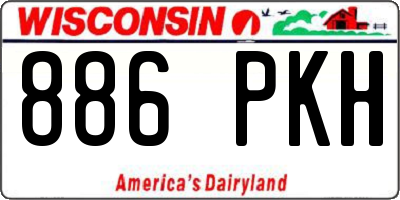 WI license plate 886PKH
