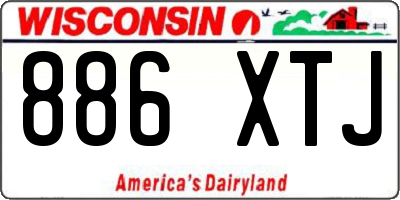 WI license plate 886XTJ
