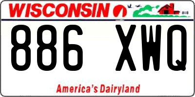 WI license plate 886XWQ