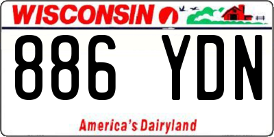 WI license plate 886YDN