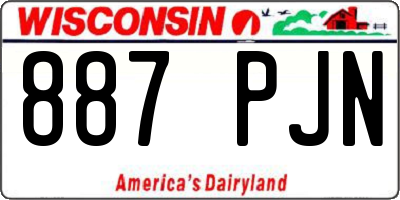 WI license plate 887PJN