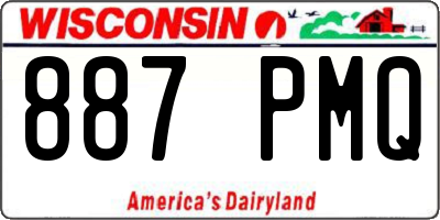 WI license plate 887PMQ