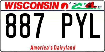 WI license plate 887PYL