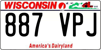 WI license plate 887VPJ