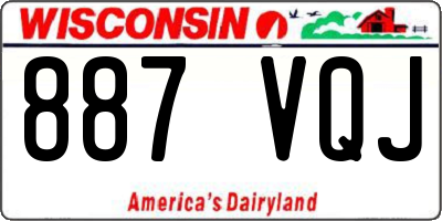 WI license plate 887VQJ