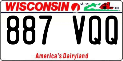 WI license plate 887VQQ