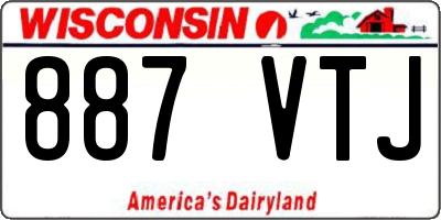 WI license plate 887VTJ