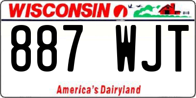 WI license plate 887WJT