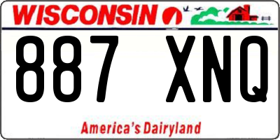 WI license plate 887XNQ