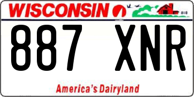 WI license plate 887XNR