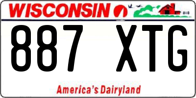 WI license plate 887XTG